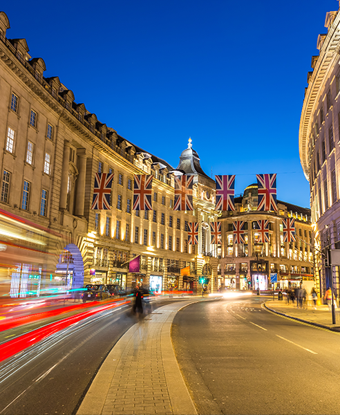 West End London at Night